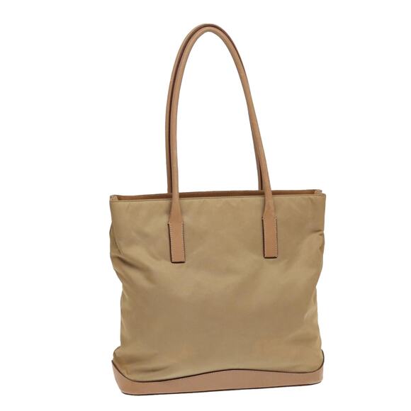 PRADA Tote Bag Nylon Beige - Picture 1 of 12